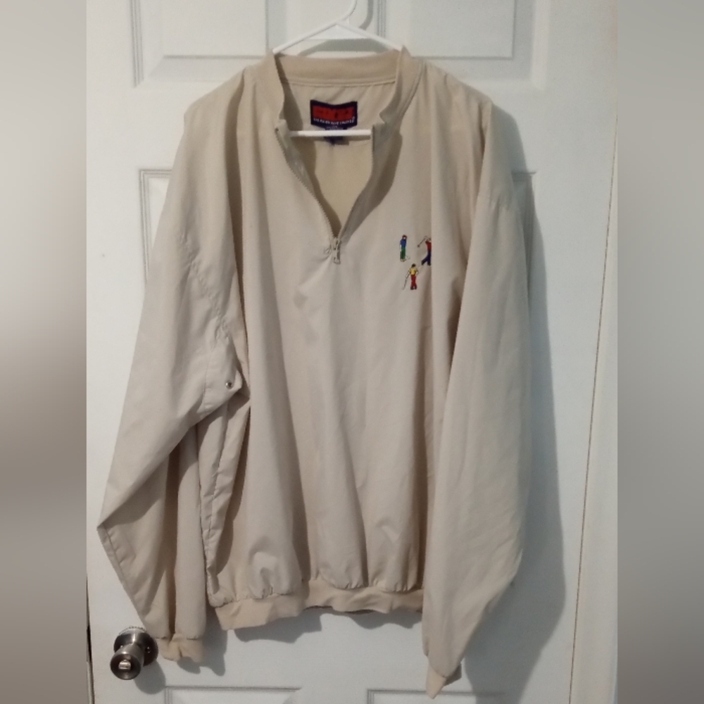 Cream Lightweight Windbreaker Jacket - image 1